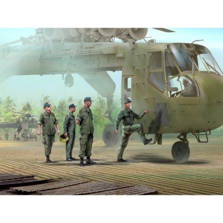 ICM53101 - U.S. Helicopter Pilots (1960s-1970s) 4 Figures