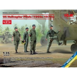 ICM53101 - U.S. Helicopter Pilots (1960s-1970s) 4 Figures
