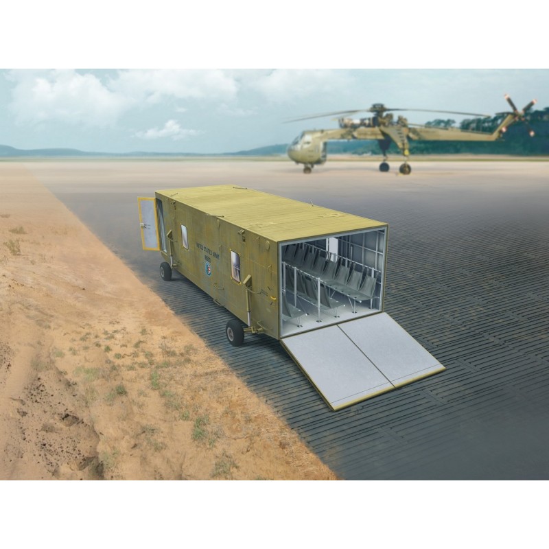 ICM53201 - Universal Military Pod with M8A1 U.S. Landing Mat