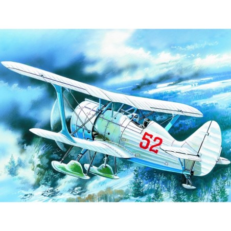 ICM72013 - I-15bis, WWII Soviet Biplane Fighter (Winter Version)