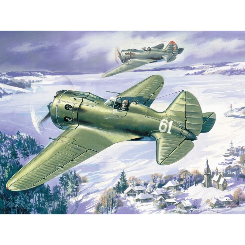 ICM72071 - I-16 Type 24, WWII Soviet Fighter Plane