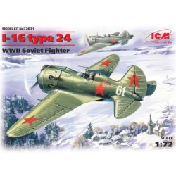 ICM72071 - I-16 Type 24, WWII Soviet Fighter Plane