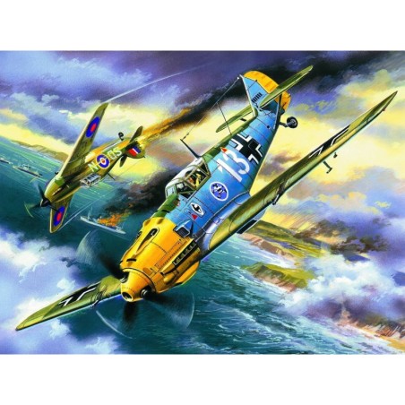 ICM72131 - Messerschmitt Bf 109E-3, WWII German Fighter Plane