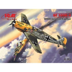 ICM72132 - Messerschmitt Bf 109E-4, WWII German Fighter Plane
