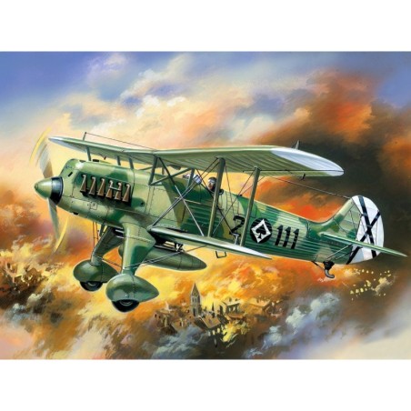 ICM72191 - Heinkel He 51B-1, Spanish Air Force Biplane Fighter