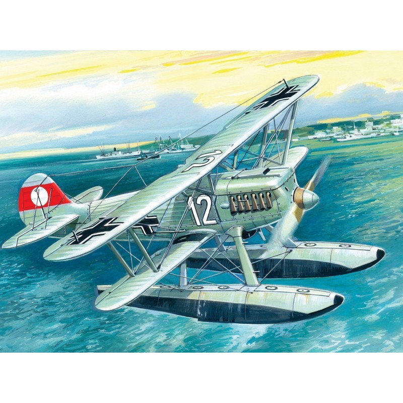 ICM72192 - Heinkel He 51B-2, German Floatplane Fighter