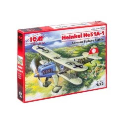 ICM72193 - Heinkel He 51A-1, German Biplane Fighter