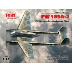 ICM72292 - FW 189A-2, WWII German Reconnaissance Plane