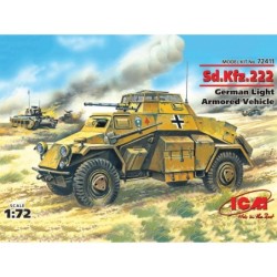 ICM72411 - Sd.Kfz.222, German Light Armoured Vehicle