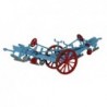 76PL001 - Fowler Plough Blue and Red