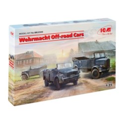 ICMDS3503 - Wehrmacht Off-Road Cars, Kfz.1, Horch 108 Typ 40, L1500A (Set of 3)