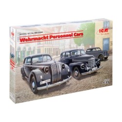 ICMDS3504 - Wehrmacht Personnel Cars, Kadett K38 Saloon, Kapitan Saloon, Admiral Saloon (Set of 3)