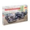 ICMDS3504 - Wehrmacht Personnel Cars, Kadett K38 Saloon, Kapitan Saloon, Admiral Saloon (Set of 3)