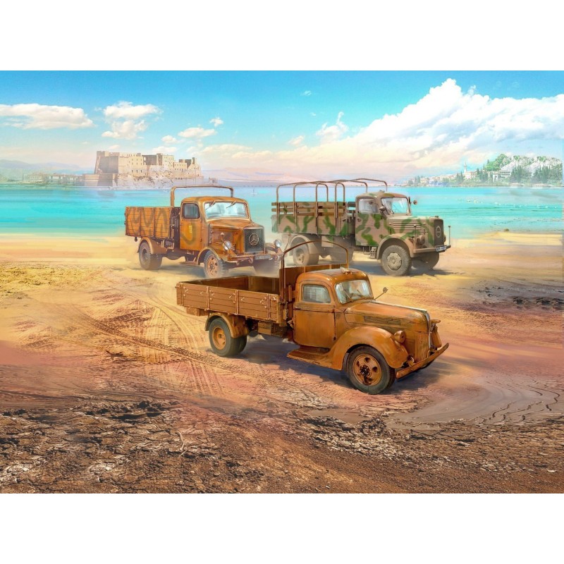 ICMDS3507 - Wehrmacht 3t Trucks, V3000S, KHD S3000, L3000S (Set of 3)