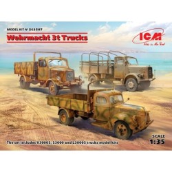ICMDS3507 - Wehrmacht 3t Trucks, V3000S, KHD S3000, L3000S (Set of 3)