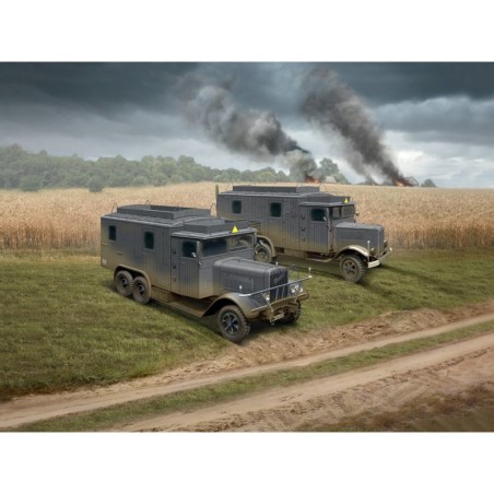 ICMDS3509 - Wehrmacht Radio Trucks (Henschel 33D1 Kfz.72, Krupp L3H163 Kfz.72)