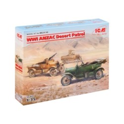 ICMDS3510 - WWI ANZAC Desert Patrol, Model T LCP, Utility & Touring Cars (Set of 3)