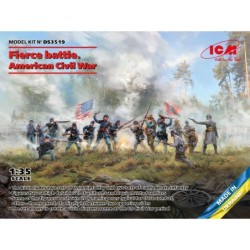 ICMDS3519 - Fierce Battle, American Civil War with 16 Figures