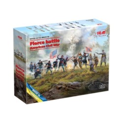 ICMDS3519 - Fierce Battle, American Civil War with 16 Figures