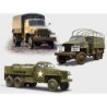 ICMDS3528 - WWII U.S. Military Vehicles, G7117, Studebaker US6-U3, Studebaker US6-U5 (Set of 3 Trucks)