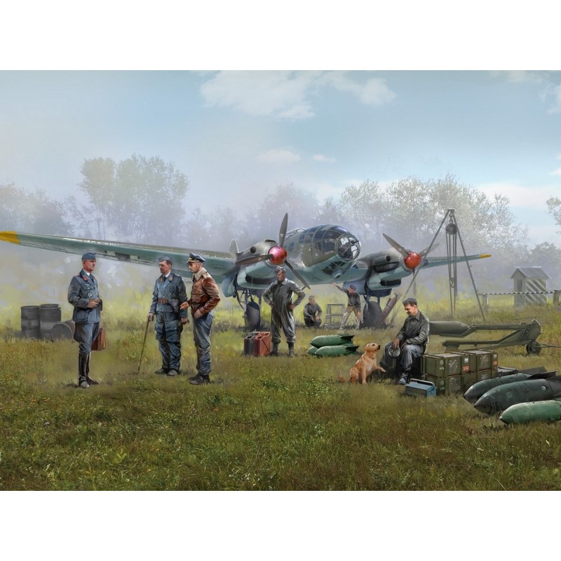 ICMDS4805 - Airfield of the Luftwaffe Bomber Group (He 111H-3, Luftwaffe Ground Personnel, Airfield Equipment)