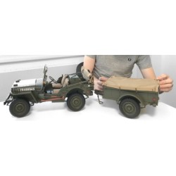 IXCJPWFK - Willys Jeep & Accessories 1/8 Scale Metal & Plastic Kit