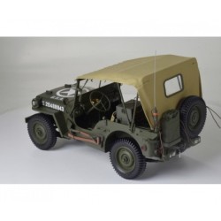 IXCJPWFK - Willys Jeep & Accessories 1/8 Scale Metal & Plastic Kit