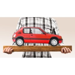 IXCPEUFK - Red Peugeot 205 1.9 GTI 1/8 Scale Metal & Plastic Kit