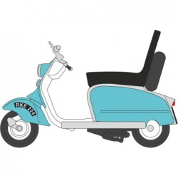 76SC001 - Scooter  Blue/White