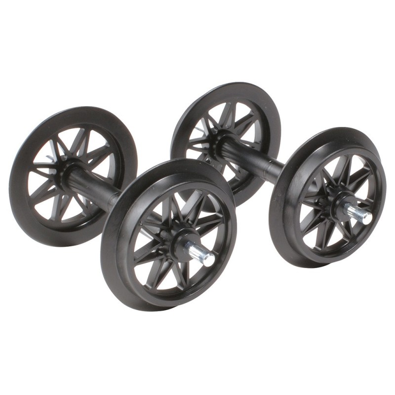 L67303 - Pr Double Spoke Plastic Wheels
