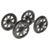 L67303 - Pr Double Spoke Plastic Wheels