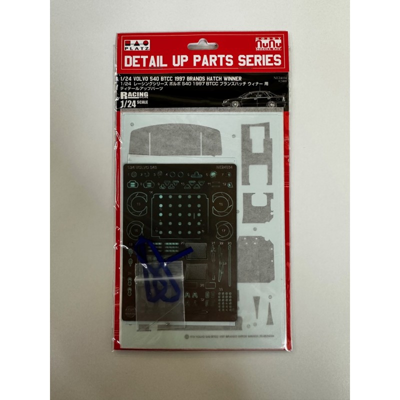 NU24034E - Etching Detail Parts: Volvo S40 Btcc Winner 1997