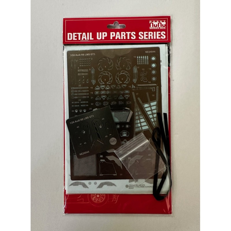 NU24044E - Etching details parts: Audi R8 LMS EVO GT3 World Challenge Europe Endurance Cup 2022