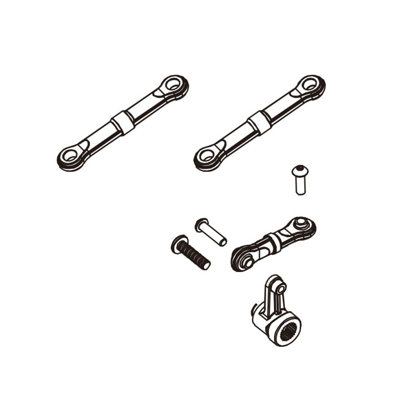 PD303-008 - Rr.Upper Arm_L/R 1PCS Servo Saver unit 1PCS