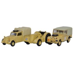 76SET23 - 3 Piece Set - Tilly, David Brown Tractor and Land Rover