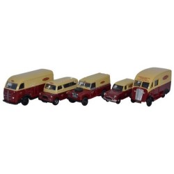 76SET34 - 5 Piece British Rail Set K8/CA/Q25/LR2/Anglia