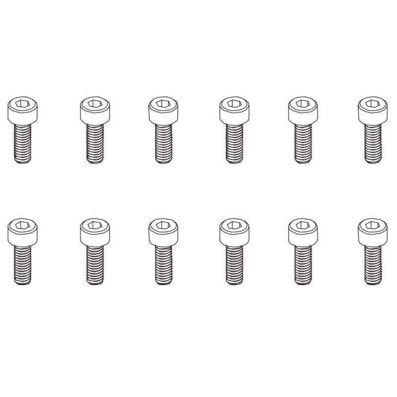 PD602-085 - Hex Screw HM4*12   12PCS
