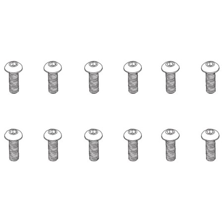 PD861-085 - B head hex screw HM4*12   12pcs