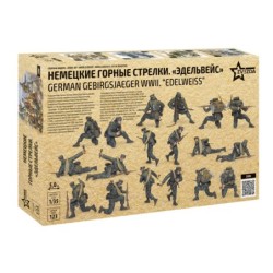 Z3599 - German Gebirgsjaeger WWII "Edelweiss" Mountain Troops (9 Figures)