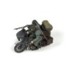 Z3717 - German WWII Zuendapp K800 Motorcycle with Sidecar & Crew