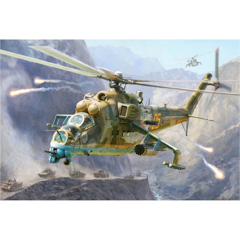 Z4823 - Mil-Mi 24 V/Vp (Hind) Combat Helicopter