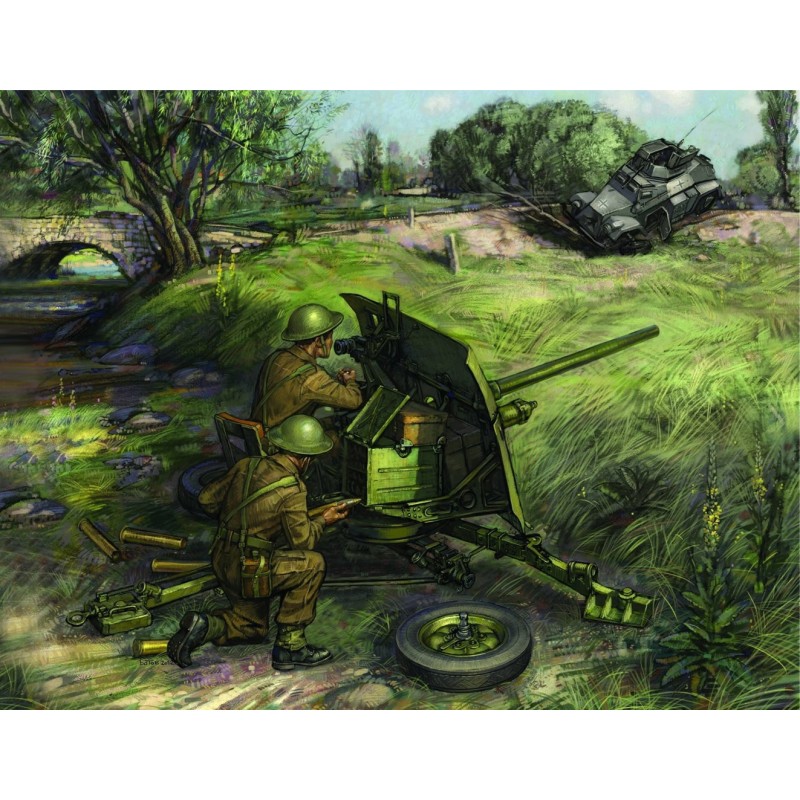 Z6169 - 1/72 British Qf 2-Pdr Anti Tank Gun