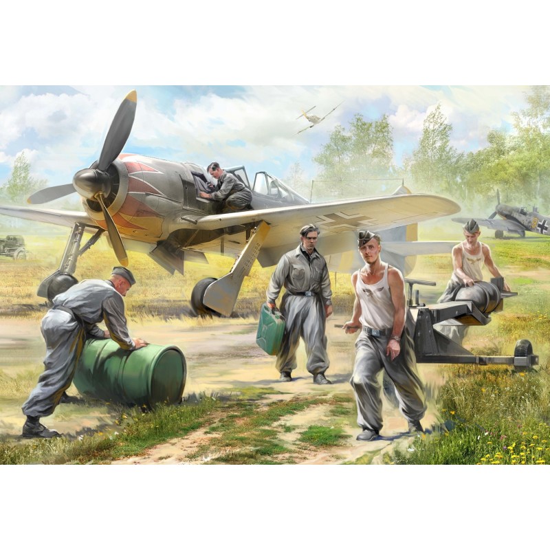 Z6188 - 1/72 German Luftwaffe Ground Crew
