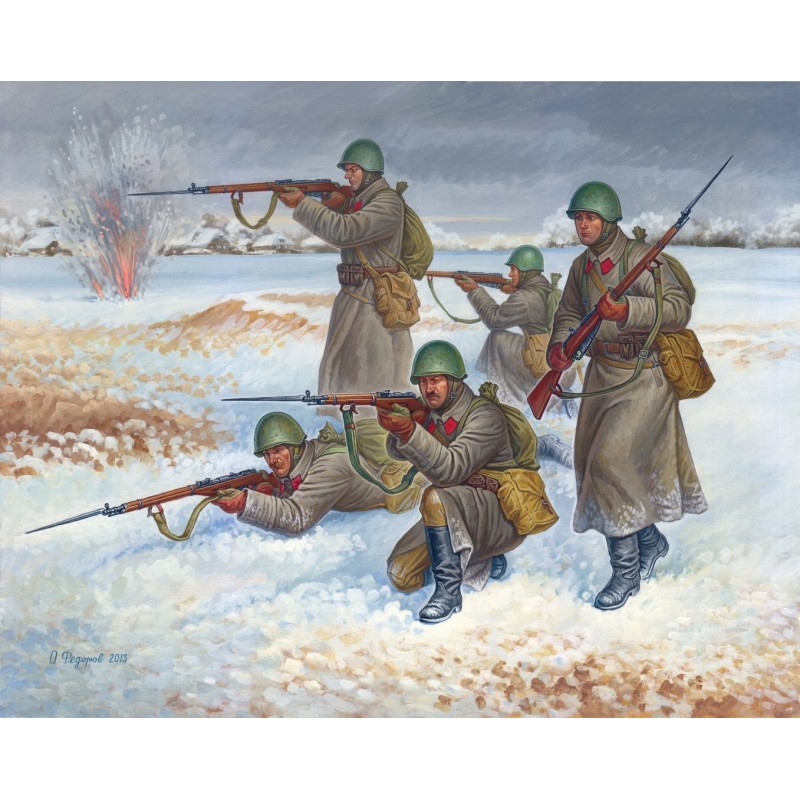 Z6197 - 1/72 Soviet Infantry(Winter Uniform