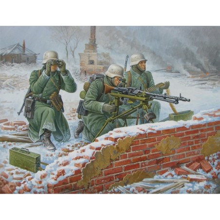 Z6210 - 1/72 German Machine Gun W/Crew