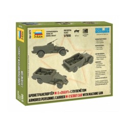 Z6273 - Soviet M-3 Scout Car With Machine Gun