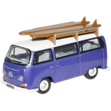 76VW015 - VW Bus Metallic Purple/White