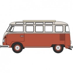 76VWS001 - VW T1 Samba Bus Sealing Wax Red/Beige Grey