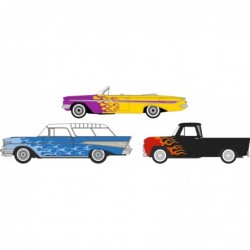 87SET001 - 3 Piece Set Chevrolet Hot Rods