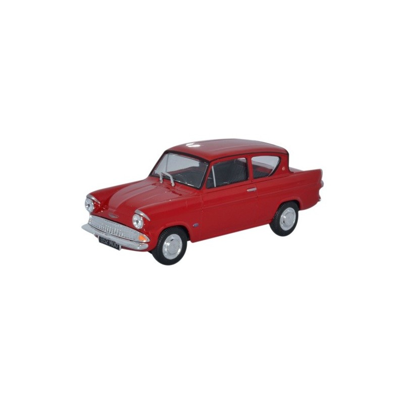 CR040 - Ford Anglia 105E Saloon Monaco Red